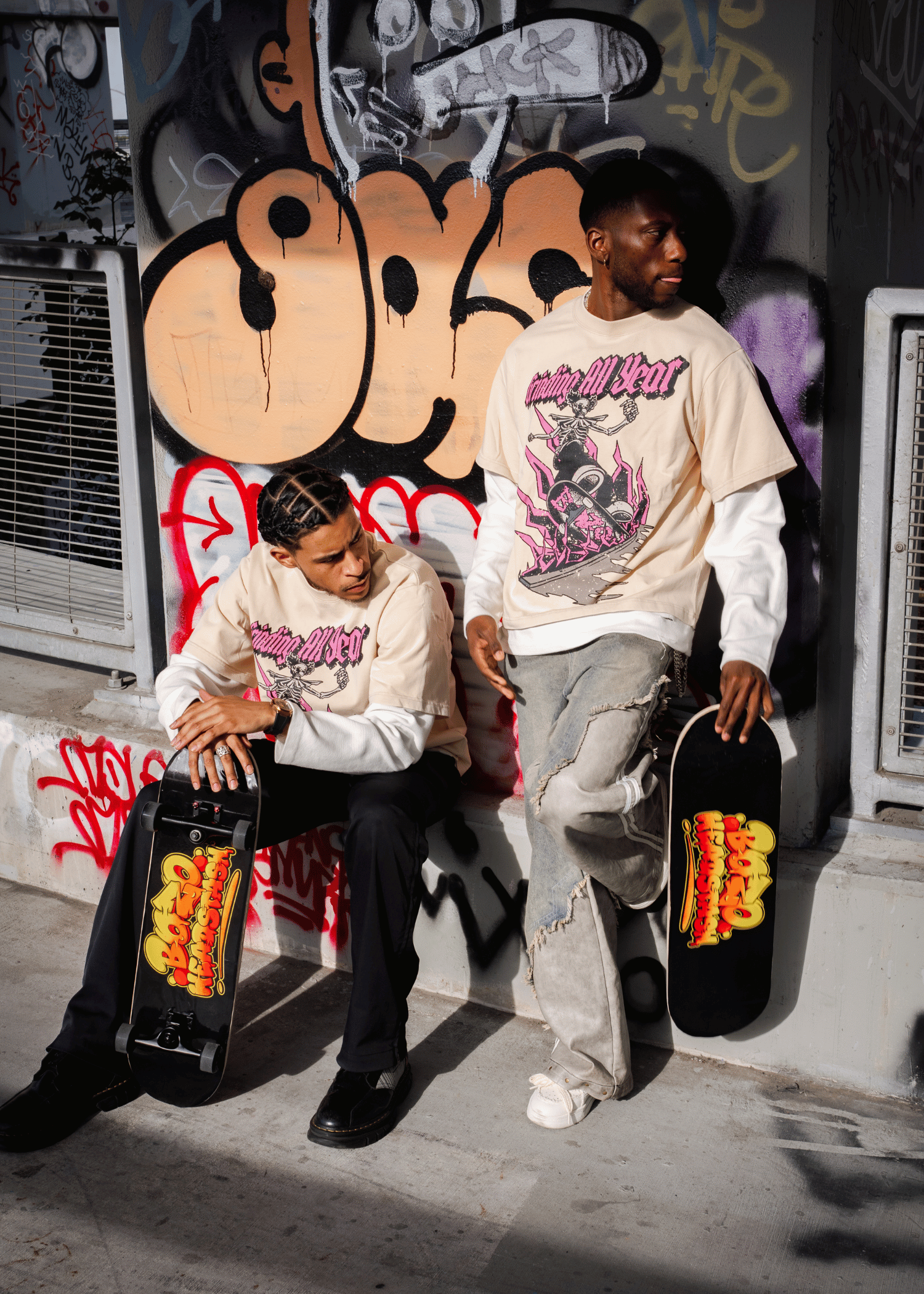 Grinding All Year long sleeves