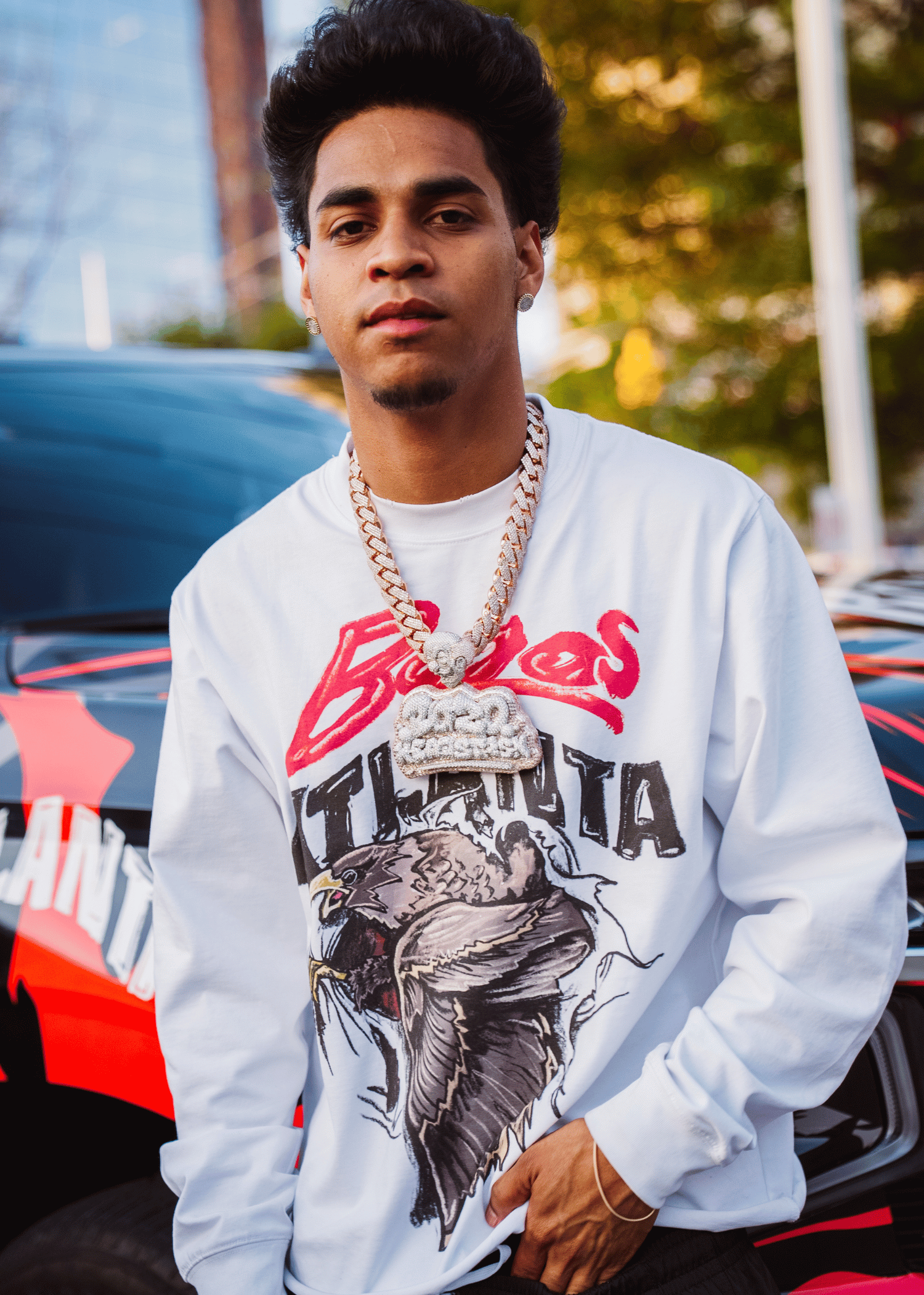 ATL BOZO WHITE LONG SLEEVE