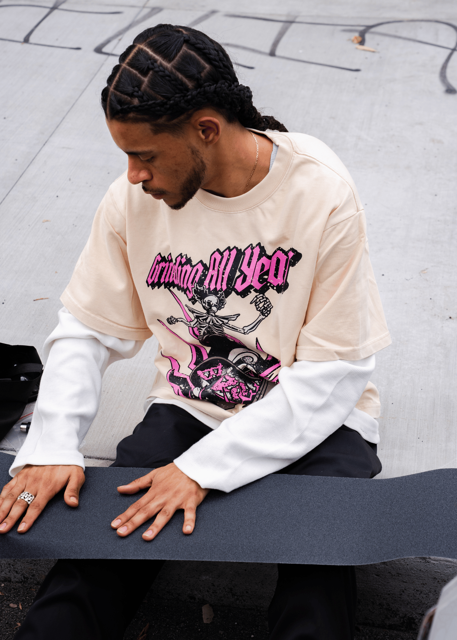 Grinding All Year long sleeves