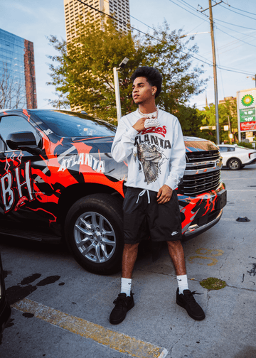 ATL BOZO WHITE LONG SLEEVE