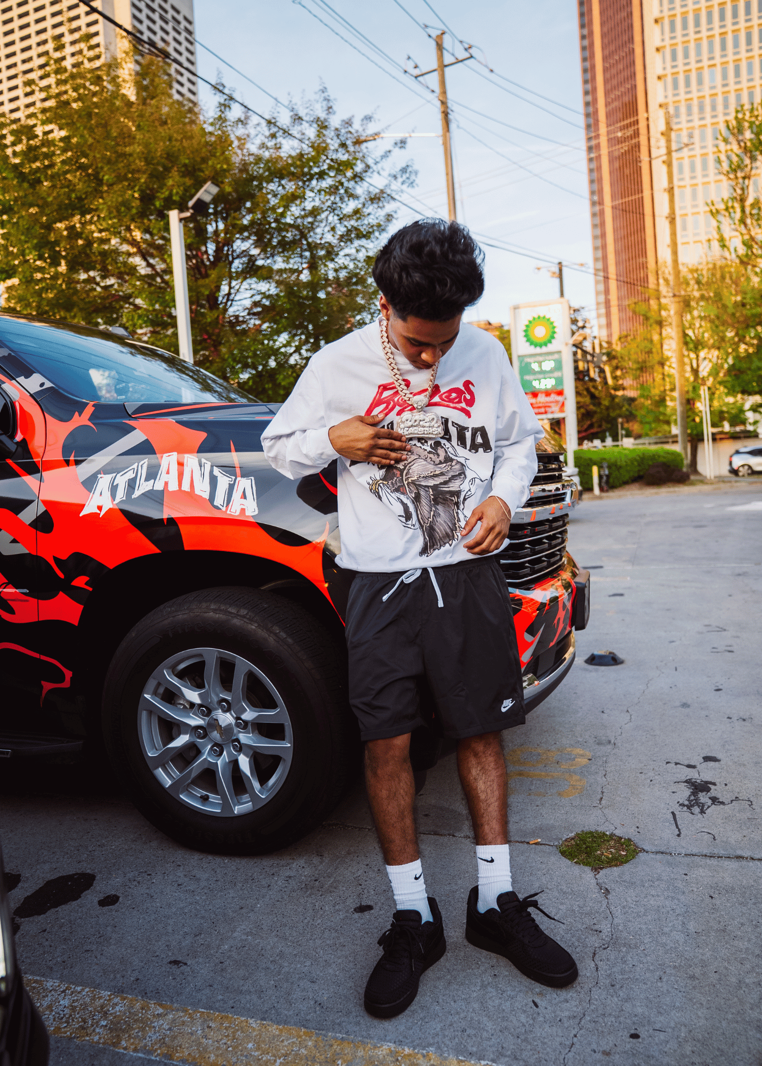 ATL BOZO WHITE LONG SLEEVE