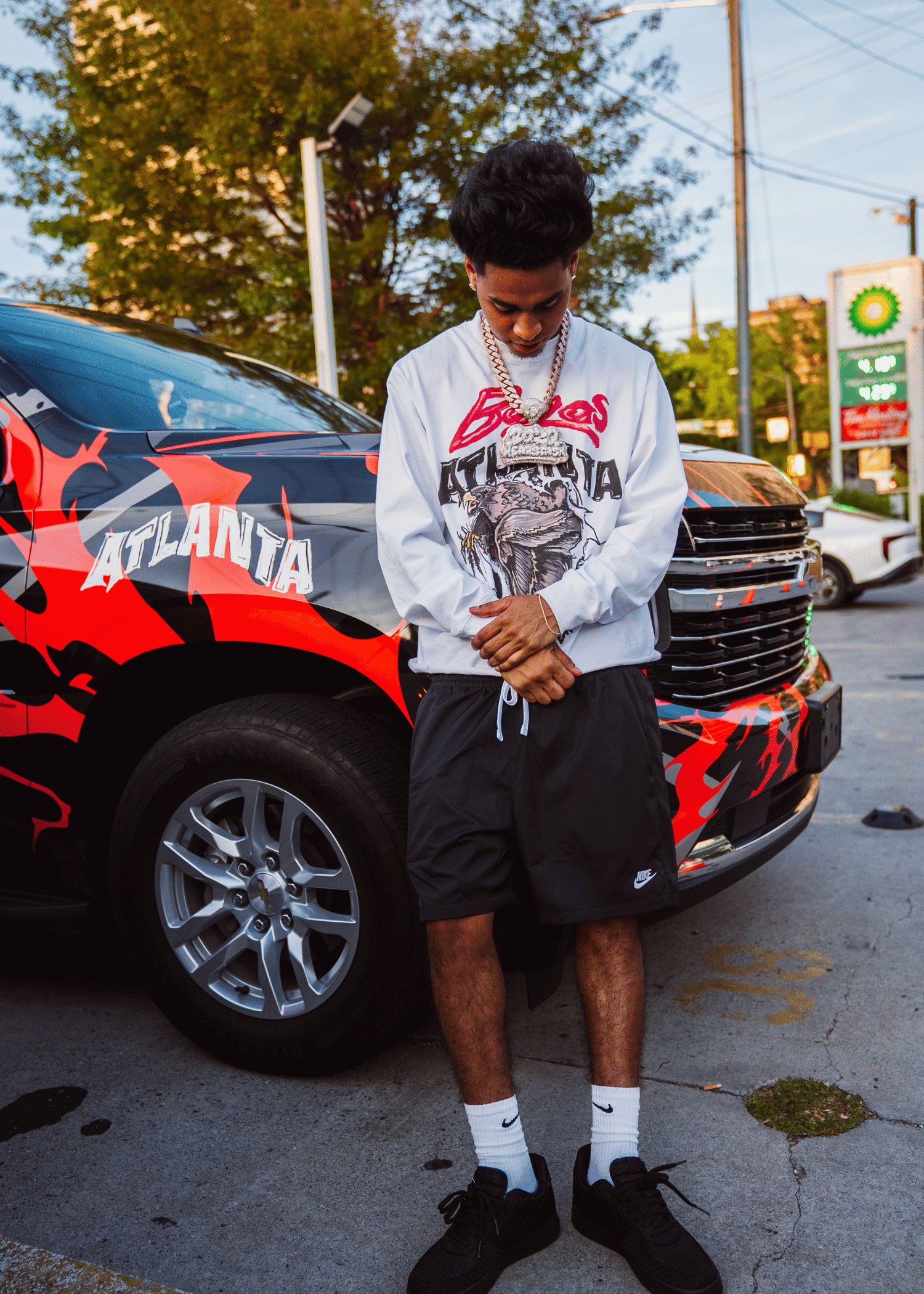 ATL BOZO WHITE LONG SLEEVE
