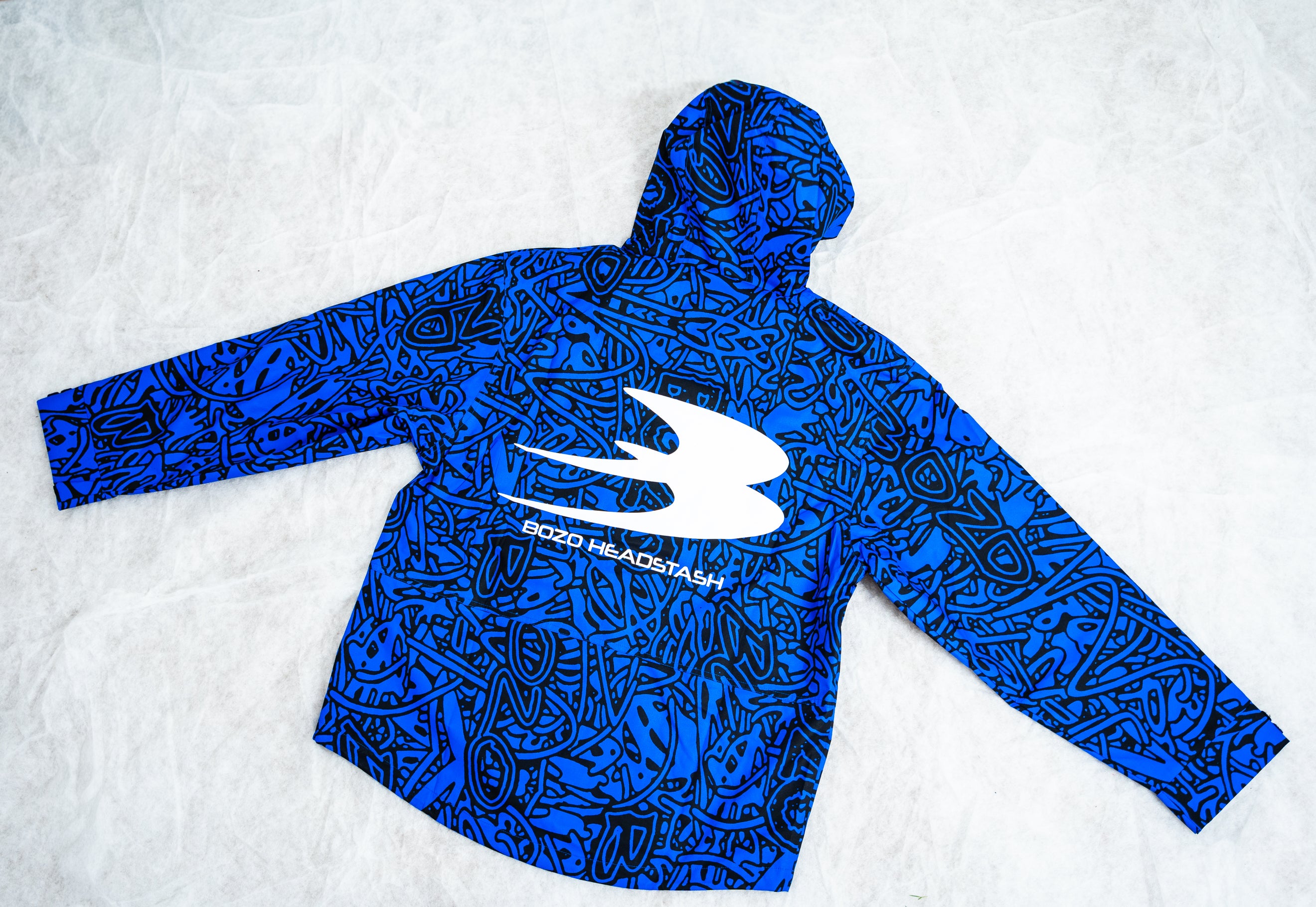 Blue bozo ski suits