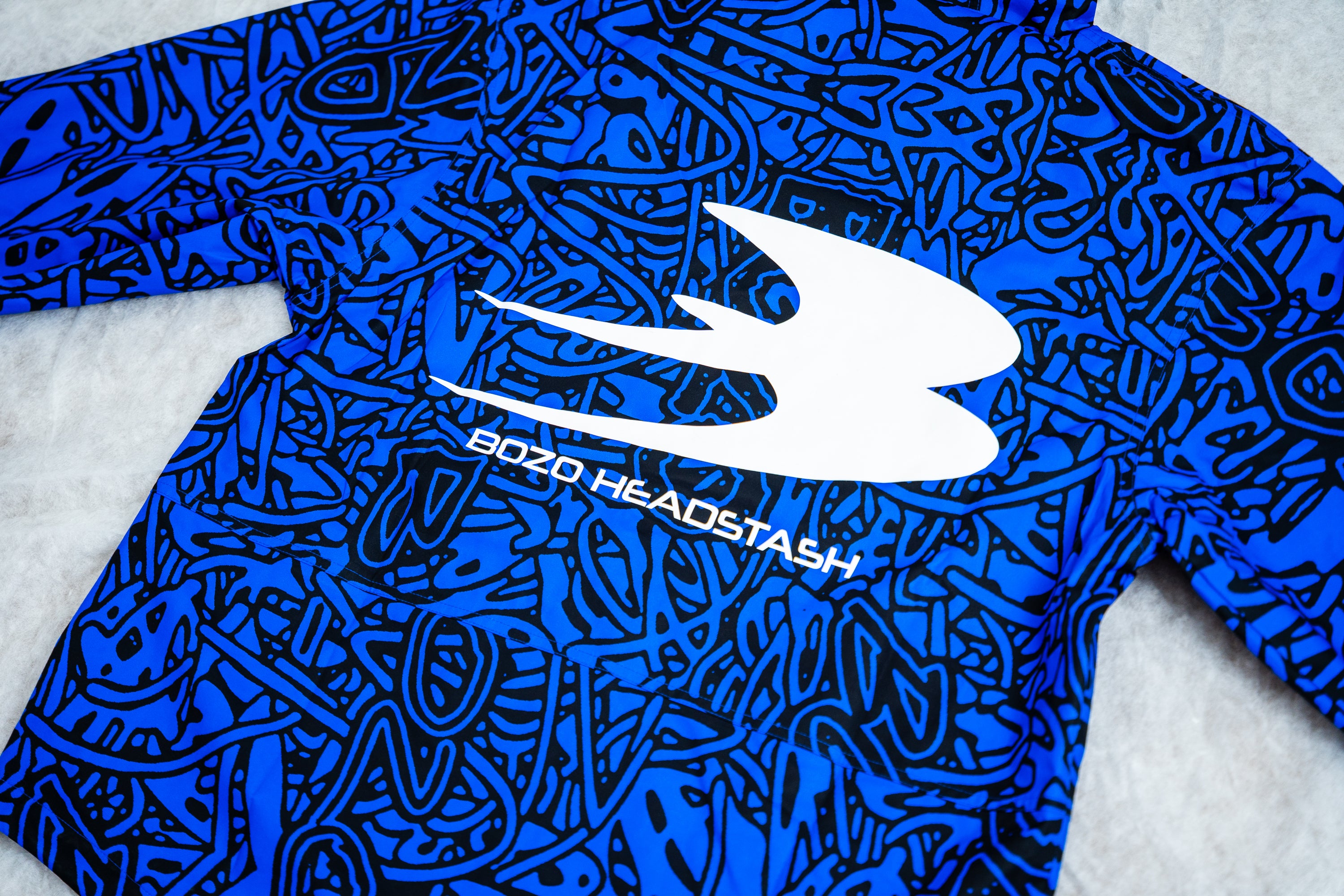 Blue bozo ski suits