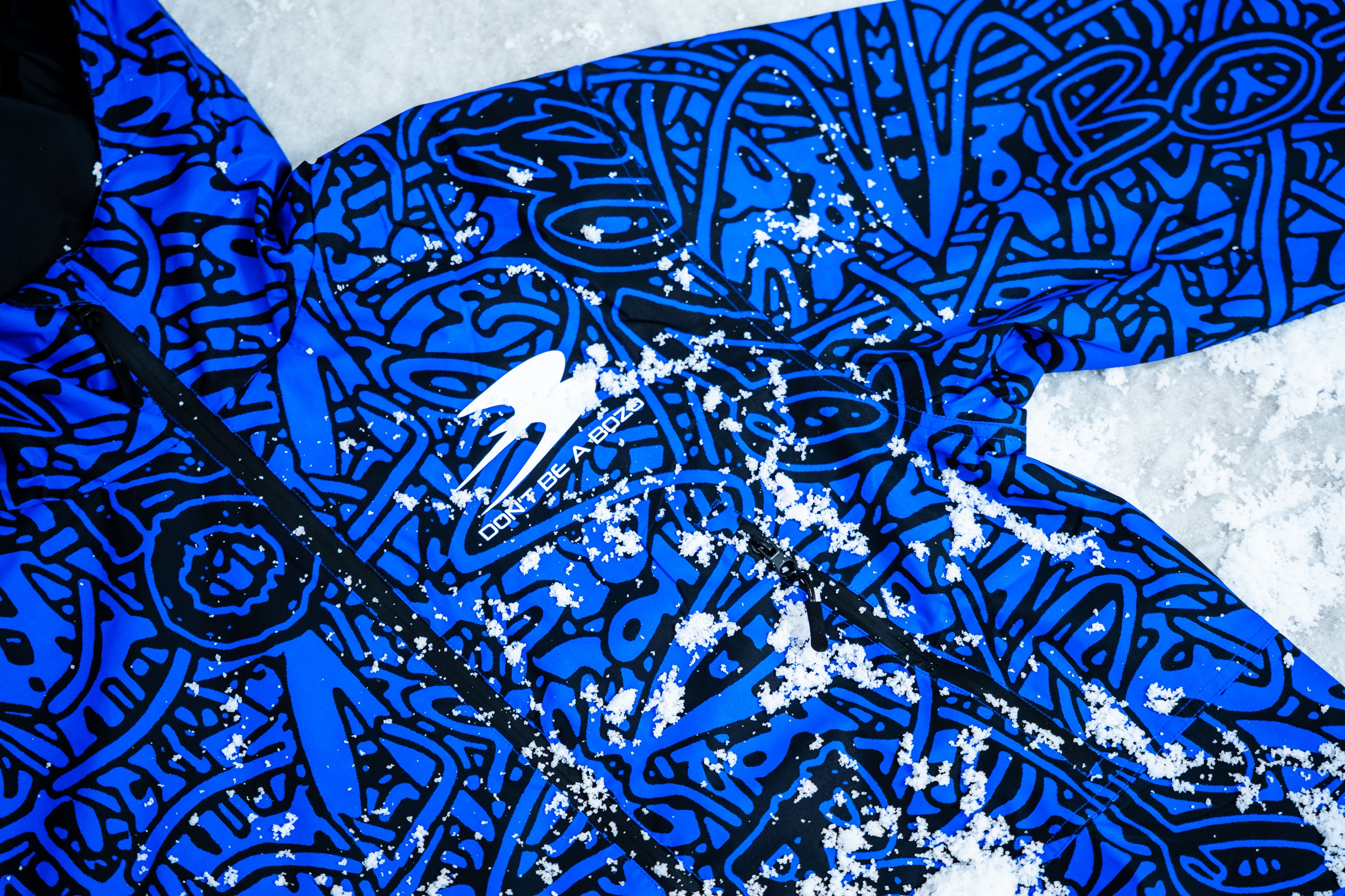 Blue bozo ski suits