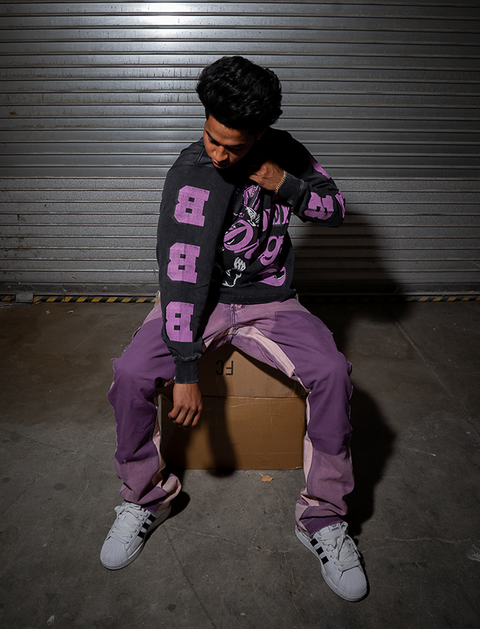 S*X MONEY DRUGS LONG SLEEVE (Black)